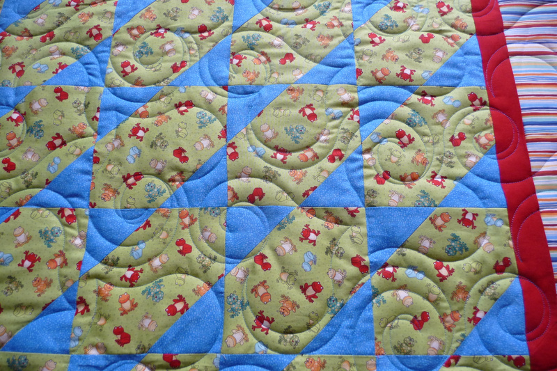 Christine Rüfenacht Kinderquilt - Quiltmuster - Curly Hearts