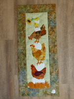 Wandbehang Hühner